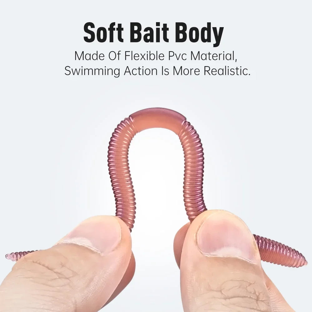 Kingdom 15pcs Earthworm Soft Bait