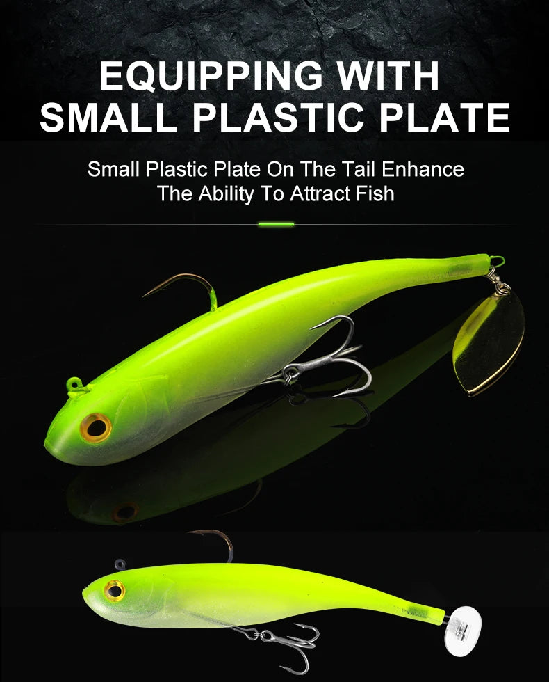 Kingdom 150mm 47g Soft Bait With Spoon