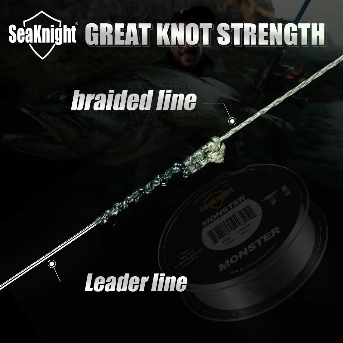 SeaKnight Multifilament 4 Strands Braided  300M / 500M / 1000M