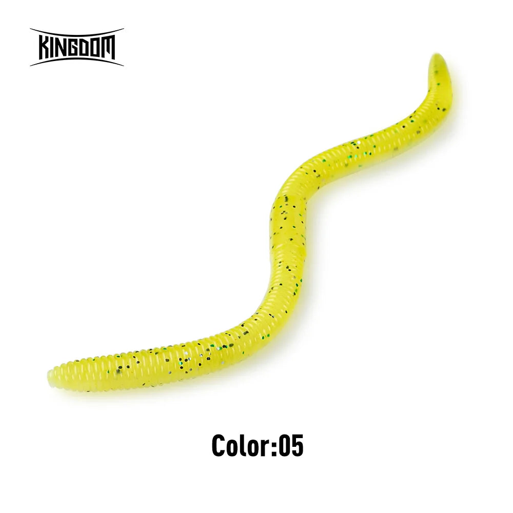 Kingdom 15pcs Earthworm Soft Bait