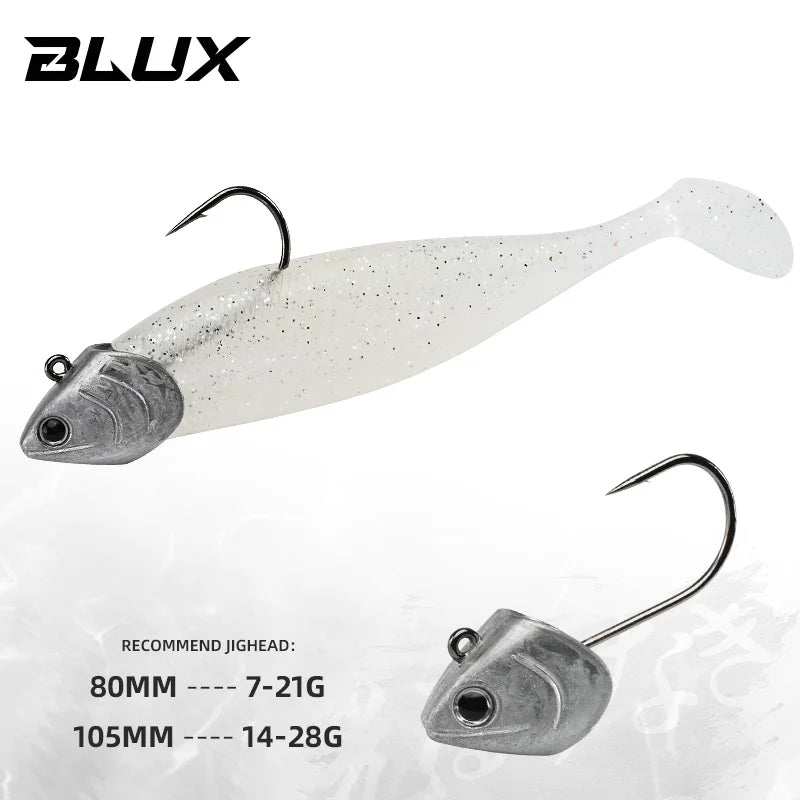 BLUX BLOD SHAD 80mm 105mm Soft Bait