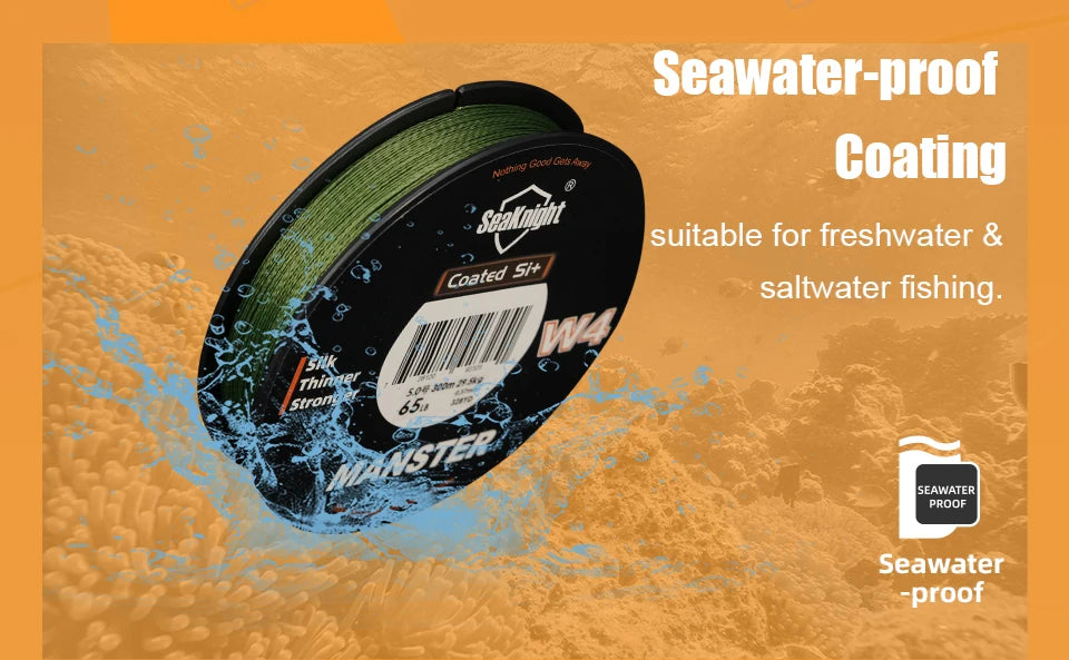 SeaKnight W4 Series Ultra-Thinner 4 Strands 300M / 500M