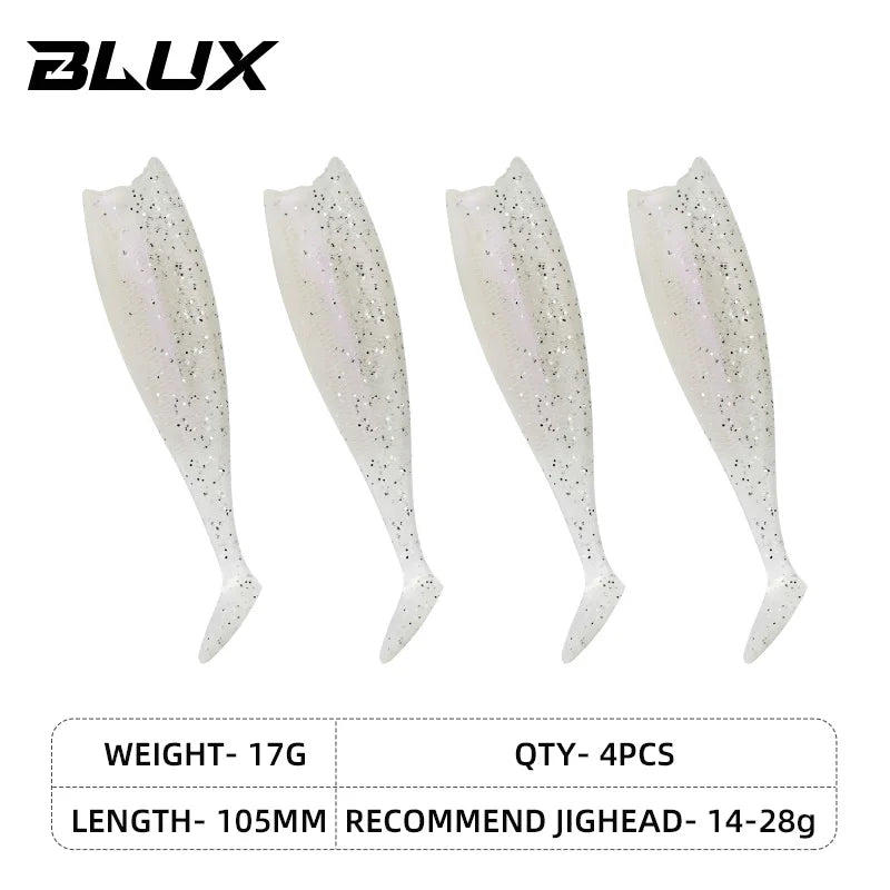 BLUX BLOD SHAD 80mm 105mm Soft Bait
